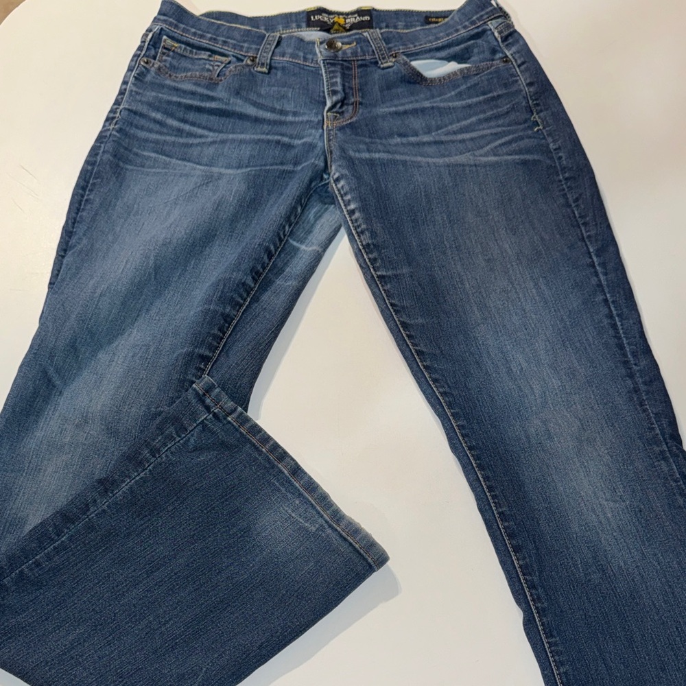 Y2K Leather Tag Lucky‎ Brand Women's “Charlie Baby Boot” Jeans